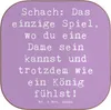 Mr. & Mrs. Panda Untersetzer für Gläser Spruch Schach Dame Produktbild-Vorschau 1