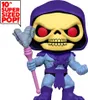A 10-inch Funko Pop! vinyl figure of Skeletor from Masters of the Universe, holding his staff. Podgląd zdjęcia produktu