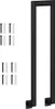 Ikodm 85cm U-Form Treppengeländer Schwarz Ovalrohr Handlauf Produktbild-Vorschau 8
