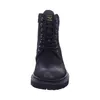 A front view of a black winter boot. Produktbild-Vorschau