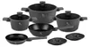 A set of cookware arranged on a white background. Produktbild-Vorschau