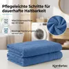 Komfortec 2er Saunatuch Set 80x200 cm aus 100% Baumwolle, Produktbild-Vorschau 3