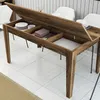 Skye Decor, Milan 516 - Walnut, Esstische, Nussbaum, 145 x Produktbild-Vorschau 4