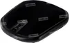 A black shiatsu foot massager is shown from a diagonal angle against a white background. Produktbild-Vorschau