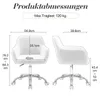 Sedia da ufficio HengMing - 53 x 53 x 55 cm, rivestimento Anteprima dell’immagine prodotto 6