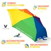 Villkin Kinder Regenschirm Regenbogen mit Reflexstreifen - Produktbild-Vorschau 4