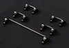A set of keyboard stabilizers on a black surface. Produktbild-Vorschau