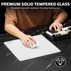 Glazen gaming muismat 30 x 33 cm, geëtst oppervlak, Productafbeelding-voorbeeld 5