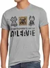 style3 8-Bit Schrödingers´s Katze T-Shirt Vintage Produktbild-Vorschau 1