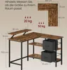 VASAGLE  L-förmige Schreibtisch Eckschreibtisch  Produktbild-Vorschau 4