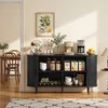 Mobile TV BEALIFE, 130x40x75 cm, con 2 ante a ribalta | Anteprima dell’immagine prodotto 1