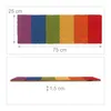 Relaxdays Fußmatte Kokos, Regenbogen, Schuhabtreter 75 x 25 Produktbild-Vorschau 6