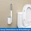 wlich Einweg Toilettenbürste, Klobürste mit 48 Stück Produktbild-Vorschau 6