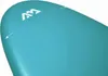 A close-up view of the front tip of a turquoise paddleboard. Produktbild-Vorschau
