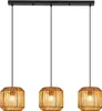 ZMH Pendelleuchte Boho Hängelampe Rattan Lampe Hängend Produktbild-Vorschau 8