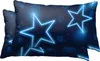 2er Pack Kissenbezug Kissenhülle 40x80 cm Sterne blau Produktbild-Vorschau 1