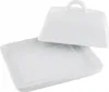 Porcelanowa maselniczka biała 16x13x6 cm Podgląd zdjęcia produktu 2