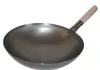 WOK PFANNE 35 cm runder Boden (Gas) Wokpfanne Gastronomie, Produktbild-Vorschau 1