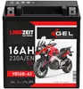 LANGZEIT YB16B-A1 GEL Motorradbatterie 12V 16Ah 230A/EN Gel Produktbild-Vorschau 4