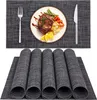 Platzset, Tischset(6er Set), rutschfest Platzdeckchen, PVC Produktbild-Vorschau 1