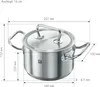 ZWILLING TWIN Classic, 2 l, Edelstahl, Keramik, Gas, Produktbild-Vorschau 7