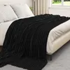 vidaXL Überwurfdecke Schwarz 270 x 240 cm Fleece Produktbild-Vorschau 3