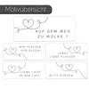50er-Set Seifenblasen-Aufkleber Hochzeit - Herzlinie Liebe Produktbild-Vorschau 6