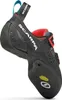 Klett-Kletterschuh "Vapor V LV" von Scarpa; schwarz mit roten und blauen Akzenten; seitliche Ansicht. Produktbild-Vorschau