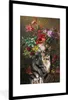 MuchoWow® MuchoWow® Gerahmtes Poster Frau - Blumen - Produktbild-Vorschau 1