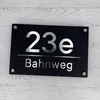 Personalisiert Hausnummer aus Acryl und Laminat – 19x29 cm Produktbild-Vorschau 6