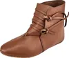 Mittelalter Schuhe Dunkelbraun mit Ledersohle "London" 39 Produktbild-Vorschau 1