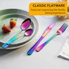 Besteck Set 6 Personen, Besteck Regenbogen aus Hochwertigem Produktbild-Vorschau 5
