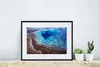 MuchoWow® MuchoWow® Gerahmtes Poster Das hellblaue Wasser Produktbild-Vorschau 6