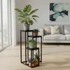 Support De Fleurs En Métal Noir Pour Fleurs Plantes Voir les images du produit 2
