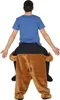 A person wearing a brown bear costume over their legs, viewed from the back. Anteprima dell’immagine prodotto