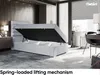 MEBLINI Boxspringbett mit Bettkasten - Gepolstert Produktbild-Vorschau 3