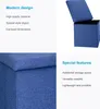Intirilife Sgabello pieghevole 38x38x38 cm in BLU MARE - Anteprima dell’immagine prodotto 3