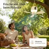Kempingový ventilátor s priemerom 24 cm a osvetlením, Náhľad obrázku produktu 4
