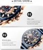A marketing image showing details of a watch. Produktbild-Vorschau