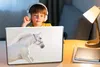 MuchoWow® Laptop Aufkleber Sticker Cover Pferd - Weiß - Produktbild-Vorschau 3