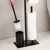 OKWISH Edelstahl Klopapierhalter Stehend mit Klobürste - Produktbild-Vorschau 7