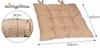 Sunnypillow 4er Set Stuhlkissen mit Bändern 40x40 cm Produktbild-Vorschau 2