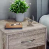 CASARIA 2x Nachttisch mit Schublade Eiche Produktbild-Vorschau 3