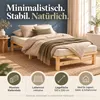 Homestyle4u Holzbett 100 x200 mit Lattenrost Natur Produktbild-Vorschau 30