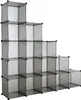 A modular storage unit with a stepped design. Produktbild-Vorschau