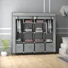 HOMCOM Stoffschrank Kleiderschrank mit Kleiderstange, 10 Produktbild-Vorschau 2