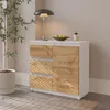 MIKEL - Kommode / Sideboard mit 3 Schubladen und 1 Tür - Produktbild-Vorschau 3