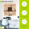 ARTland Poster Kaffee Collage II Größe: 50x50 cm Produktbild-Vorschau 3