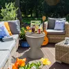 COSTWAY Table de jardin 3 en 1 30L Glacière Tabouret Voir les images du produit 7