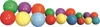 Lot de balles de jeu Megaform - 6 balles colorées de 7 cm Voir les images du produit 2
